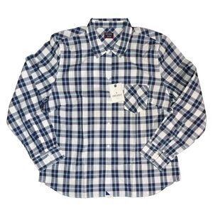 NWT UNTUCKit Sorbo‎ Womens SZ 12 Plaid Long Sleeve Button Front Shirt NEW